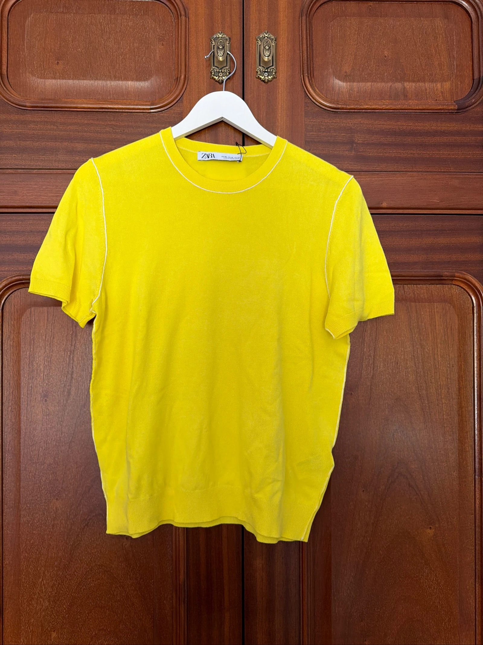 Camiseta Zara punto 